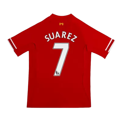 Camiseta Retro 2013/14 SUAREZ #7 Liverpool Primera Equipación Local Hombre - Versión Hincha - camisetasfutbol