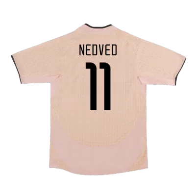 Camiseta Retro 2003/04 NEDVED #11 Juventus Segunda Equipación Visitante Hombre - Versión Hincha - camisetasfutbol