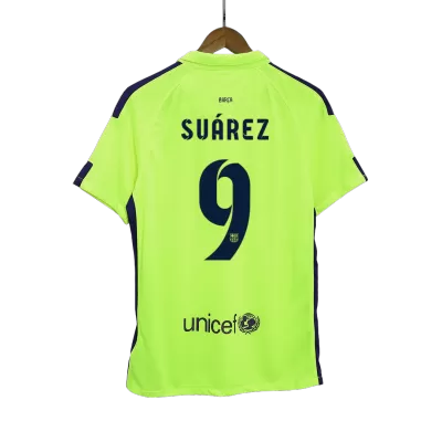 Camiseta Retro 2014/15 SUÁREZ #9 Barcelona Tercera Equipación Hombre - Versión Hincha - camisetasfutbol