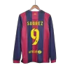 Camiseta Retro 2014/15 SUÁREZ #9 Barcelona Primera Equipación Manga Larga Local Hombre - Versión Hincha - camisetasfutbol