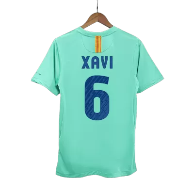 Camiseta Retro 2010/11 XAVI #6 Barcelona Segunda Equipación Visitante Hombre - Versión Hincha - camisetasfutbol