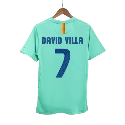 Camiseta Retro 2010/11 DAVID VILLA #7 Barcelona Segunda Equipación Visitante Hombre - Versión Hincha - camisetasfutbol