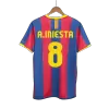 Camiseta Retro 2010/11 A.INIESTA #8 Barcelona Primera Equipación Local Hombre - Versión Hincha - camisetasfutbol