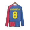 UCL Camiseta Retro 2008/09 A.INIESTA #8 Barcelona Primera Equipación Manga Larga Local Hombre - Versión Hincha - camisetasfutbol