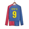 UCL Camiseta Retro 2008/09 ETO'O #9 Barcelona Primera Equipación Manga Larga Local Hombre - Versión Hincha - camisetasfutbol