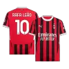 Camiseta RAFA LEÃO #10 AC Milan 2024/25 Primera Equipación Local Hombre - Versión Hincha - camisetasfutbol