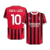 Camiseta Auténtica RAFA LEÃO #10 AC Milan 2024/25 Primera Equipación Local Hombre - Versión Jugador - camisetasfutbol