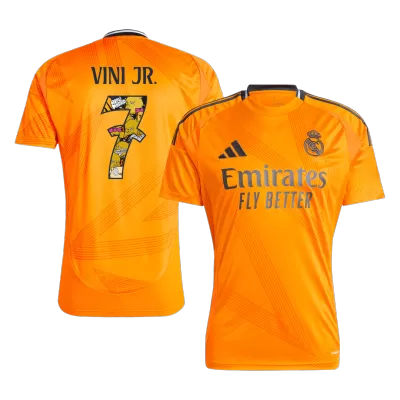 Calidad Premium Camiseta VINI JR. #7 Real Madrid 2024/25 Segunda Equipación Visitante Hombre - Versión Hincha - camisetasfutbol