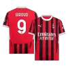 Camiseta GIROUD #9 AC Milan 2024/25 Primera Equipación Local Hombre - Versión Hincha - camisetasfutbol