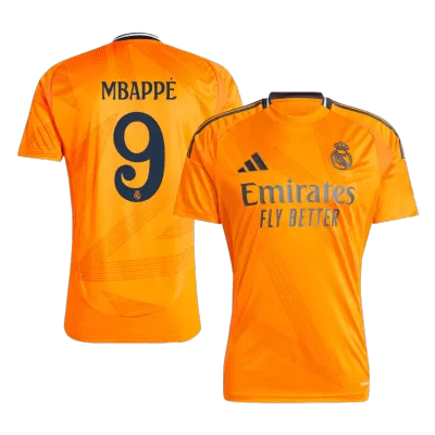 Calidad Premium Camiseta MBAPPÉ #9 Real Madrid 2024/25 Segunda Equipación Visitante Hombre - Versión Hincha - camisetasfutbol