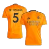 Calidad Premium Camiseta BELLINGHAM #5 Real Madrid 2024/25 Segunda Equipación Visitante Hombre - Versión Hincha - camisetasfutbol