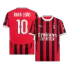 UCL Camiseta RAFA LEÃO #10 AC Milan 2024/25 Primera Equipación Local Hombre - Versión Hincha - camisetasfutbol