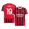 Camiseta THEO #19 AC Milan 2024/25 Primera Equipación Local Hombre - Versión Hincha - camisetasfutbol