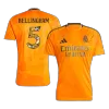 Calidad Premium Camiseta BELLINGHAM #5 Real Madrid 2024/25 Segunda Equipación Visitante Hombre - Versión Hincha - camisetasfutbol