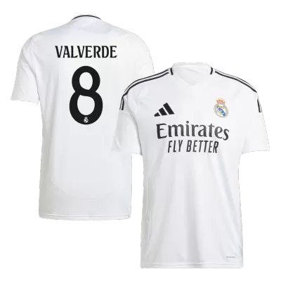 Calidad Premium Camiseta VALVERDE #8 Real Madrid 2024/25 Primera Equipación Local Hombre - Versión Hincha - camisetasfutbol