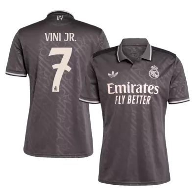 Calidad Premium Camiseta VINI JR. #7 Real Madrid 2024/25 Tercera Equipación Hombre - Versión Hincha - camisetasfutbol