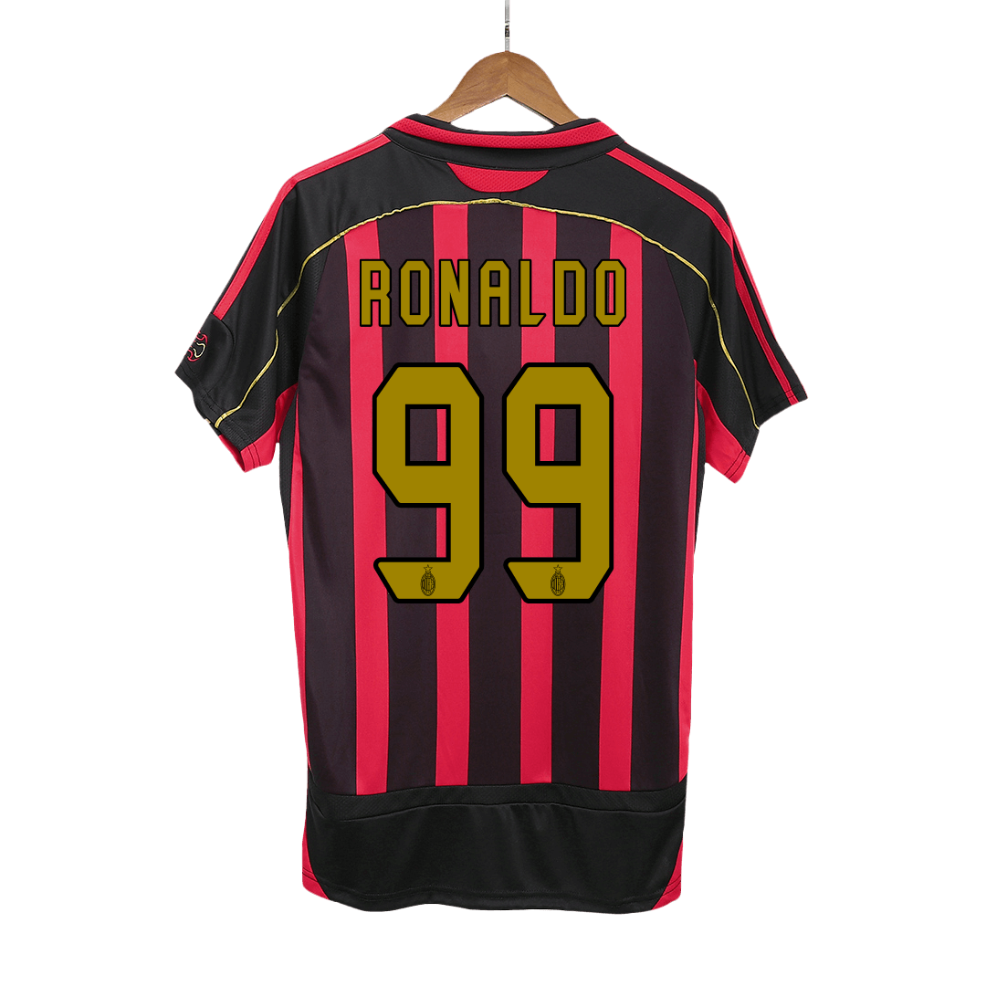 Camiseta Retro 2006/07 RONALDO #99 AC Milan Primera Equipación - camisetasfutbol
