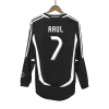 Camiseta Retro 2006/07 RAUL #7 Real Madrid Segunda Equipación Visitante Manga Larga Hombre - Versión Hincha - camisetasfutbol