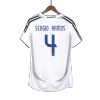 Camiseta Retro 2006/07 SERGIO RAMOS #4 Real Madrid Primera Equipación Local Hombre - Versión Hincha - camisetasfutbol