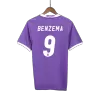 Camiseta Retro 2016/17 BENZEMA #9 Real Madrid Segunda Equipación Visitante Hombre - Versión Hincha - camisetasfutbol