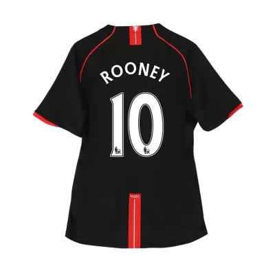 Camiseta ROONEY #10 Manchester United 2007/08 Segunda Equipación Visitante Hombre - Versión Hincha - camisetasfutbol