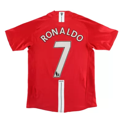 Camiseta Retro 2007/08 RONALDO #7 Manchester United Primera Equipación - camisetasfutbol