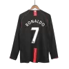 Camiseta Retro 2007/08 RONALDO #7 Manchester United Segunda Equipación Visitante Manga Larga Hombre - Versión Hincha - camisetasfutbol