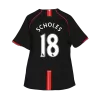 Camiseta SCHOLES #18 Manchester United 2007/08 Segunda Equipación Visitante Hombre - Versión Hincha - camisetasfutbol