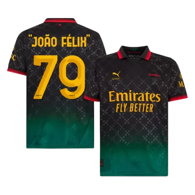 Camiseta "JOÃO FÉLIX" #79 AC Milan 2024/25 Cuarta Equipación Hombre - Versión Hincha - camisetasfutbol