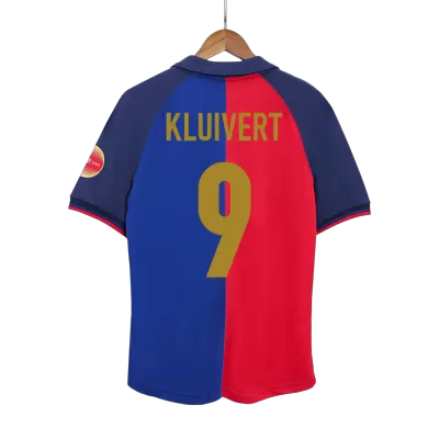 Camiseta Retro 1999/00 KLUIVERT #9 Barcelona Primera Equipación Local Hombre - Versión Hincha - camisetasfutbol