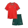 Miniconjunto Portugal 2025 Primera Equipación Local Niño (Camiseta + Pantalón Corto) - camisetasfutbol