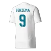 Camiseta Retro 2017/18 BENZEMA #9 Real Madrid Primera Equipación Local Hombre - Versión Hincha - camisetasfutbol