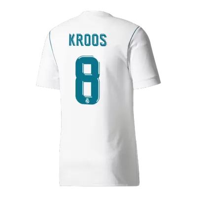 Camiseta Retro 2017/18 KROOS #8 Real Madrid Primera Equipación Local Hombre - Versión Hincha - camisetasfutbol