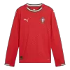 Camiseta Manga Larga Portugal 2025 Primera Equipación Local Hombre - Versión Hincha - camisetasfutbol