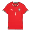 Camiseta RONALDO #7 Portugal 2025 Home Local Mujer - Versión Hincha - camisetasfutbol