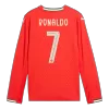 Camiseta Manga Larga RONALDO #7 Portugal 2025 Primera Equipación Local Hombre - Versión Hincha - camisetasfutbol