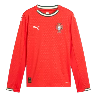 Camiseta Manga Larga Portugal 2025 Primera Equipación Local Hombre - Versión Hincha - camisetasfutbol