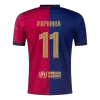 Calidad Premium UCL Camiseta RAPHINHA #11 Barcelona 2024/25 Home Local Hombre - Versión Hincha - camisetasfutbol