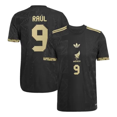 Camiseta Auténtica RAÚL #9 Mexico 2025 Tercera visitante COPA ORO  Hombre - Versión Jugador - camisetasfutbol