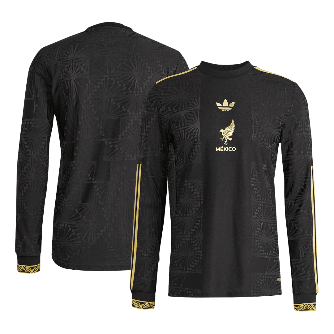 Camiseta Auténtica Manga Larga Mexico 2025 Tercera Equipación Gold Cup - camisetasfutbol