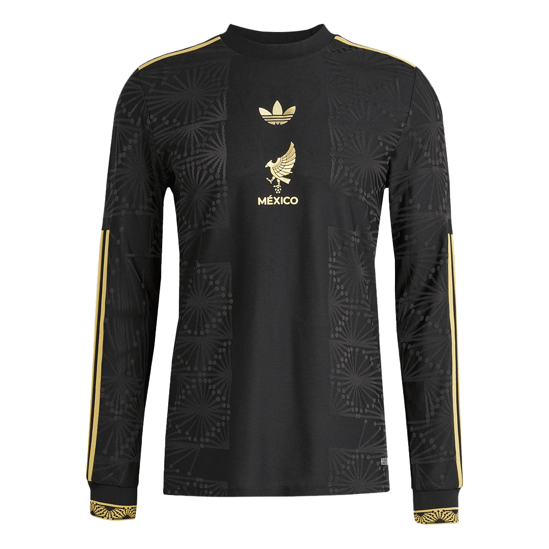 Camiseta Auténtica Manga Larga Mexico 2025 Tercera Equipación Gold Cup - camisetasfutbol