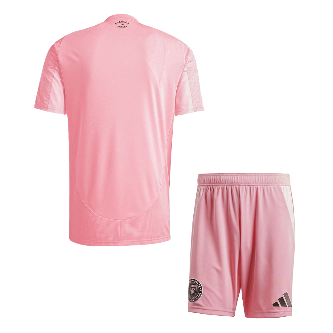 Conjunto Inter Miami CF 
2025 Primera Equipación Local Hombre (Camiseta + Pantalón Corto) - camisetasfutbol
