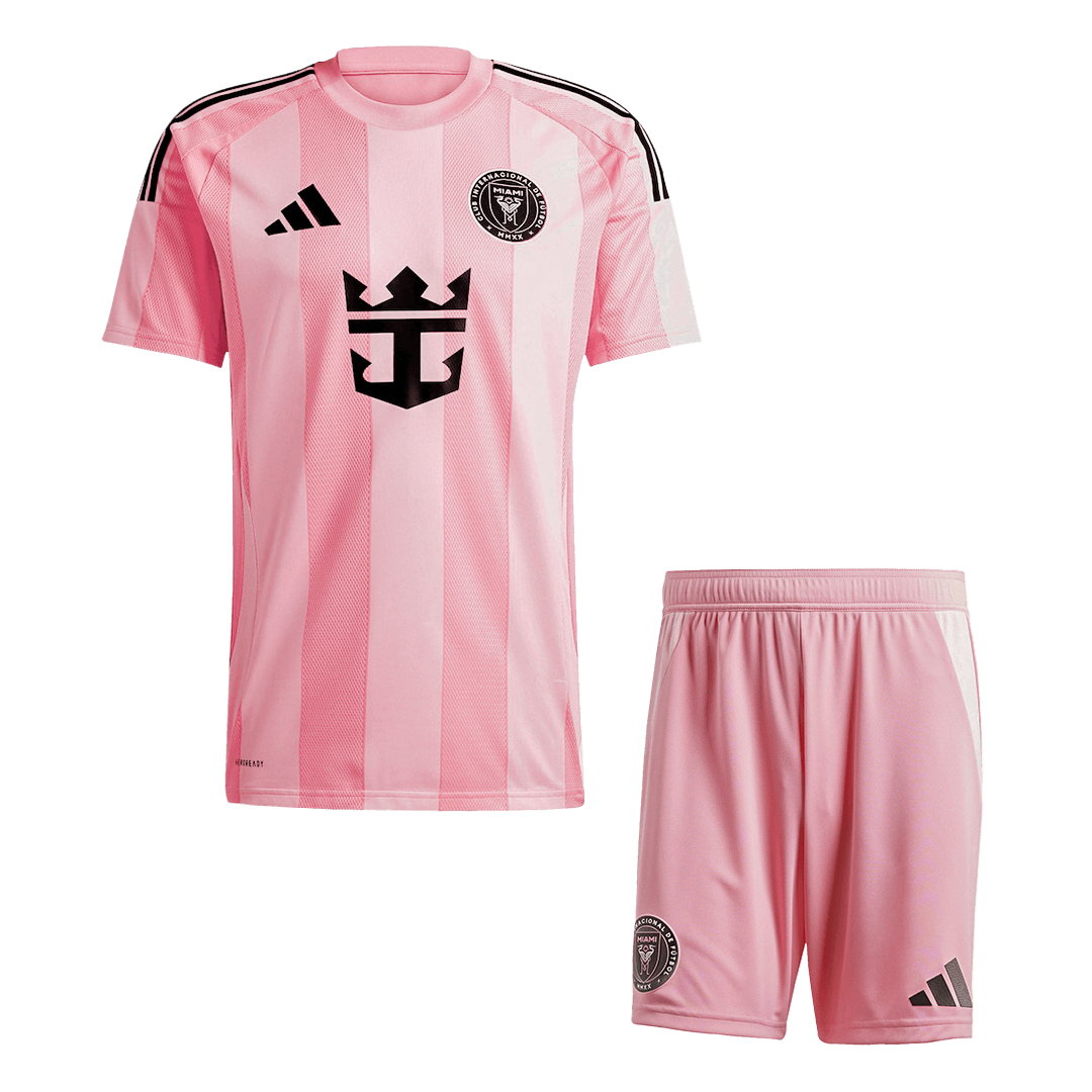 Conjunto Inter Miami CF 
2025 Primera Equipación Local Hombre (Camiseta + Pantalón Corto) - camisetasfutbol