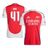 UCL Camiseta RICE #41 Arsenal Primera Equipación - Versión Hincha - camisetasfutbol