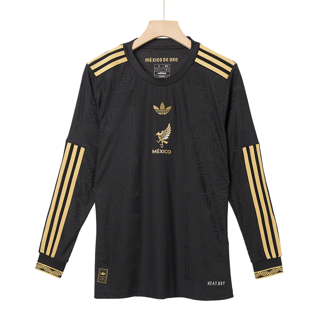 Camiseta Auténtica Manga Larga Mexico 2025 Tercera Equipación Gold Cup - camisetasfutbol