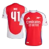 UCL Camiseta versión jugador RICE #41 Arsenal Primera Equipación - Versión Jugador - camisetasfutbol