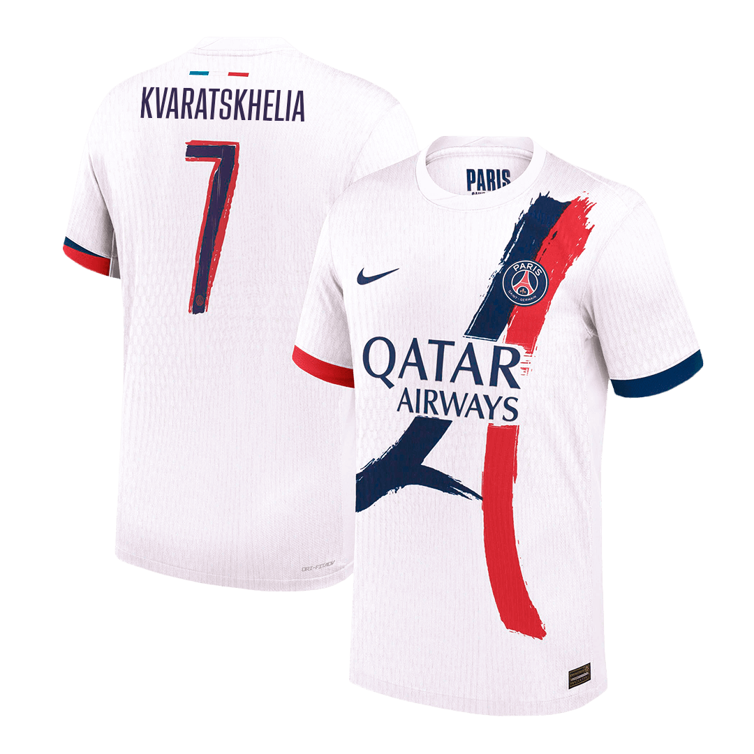 Maillot PSG 2024/25 – Kvara #7 – Version Joueur – Taille L (Slim Fit)