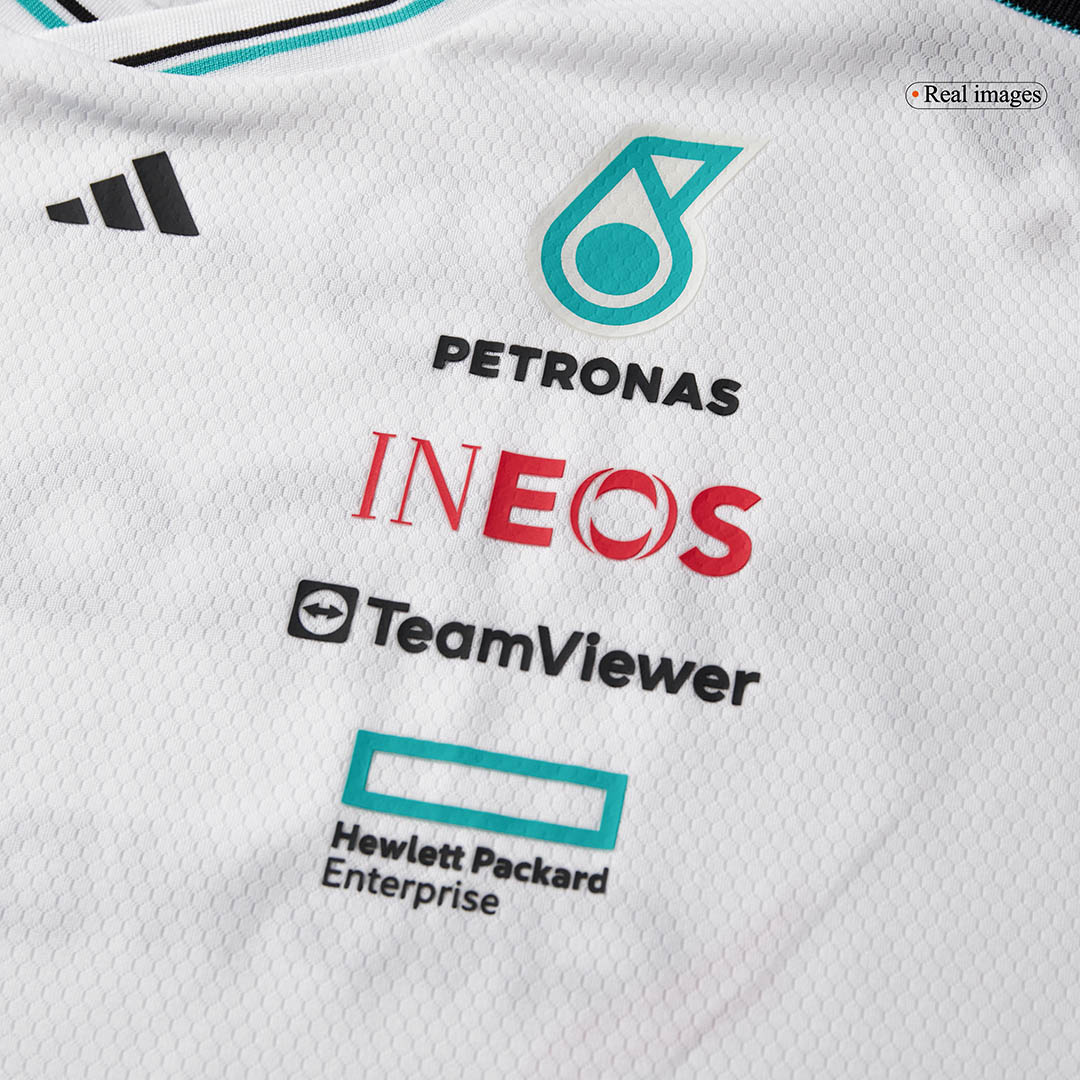 Calidad Premium Camiseta de Mercedes AMG Petronas F1 Team Driver T-Shirt 2025 - White Hombre Rojo - camisetasfutbol