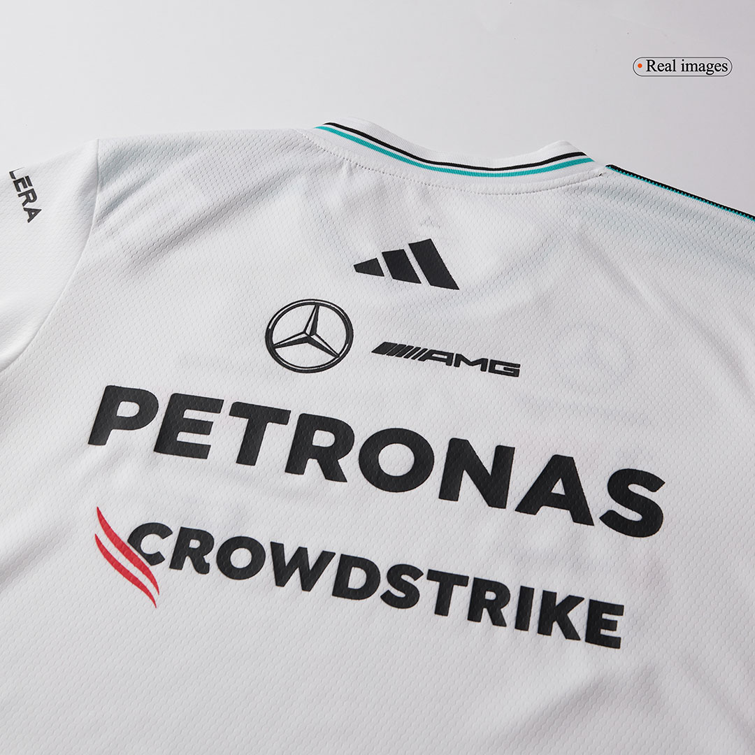 Calidad Premium Camiseta de Mercedes AMG Petronas F1 Team Driver T-Shirt 2025 - White Hombre Rojo - camisetasfutbol