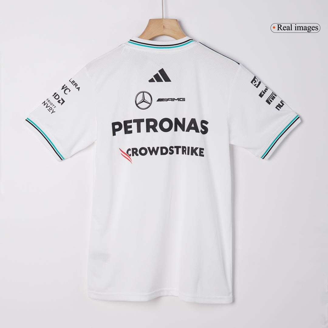 Calidad Premium Camiseta de Mercedes AMG Petronas F1 Team Driver T-Shirt 2025 - White Hombre Rojo - camisetasfutbol